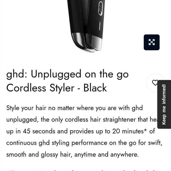 GHD Unplugged Styler - Picture 5 of 5